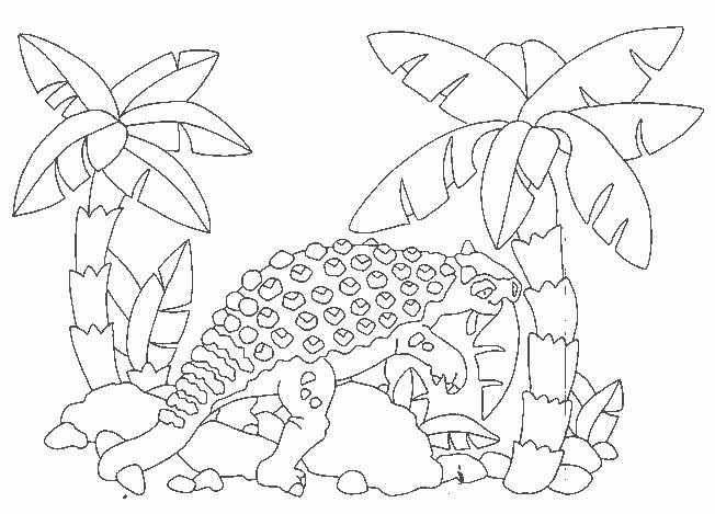 Dinozaury kolorowanki